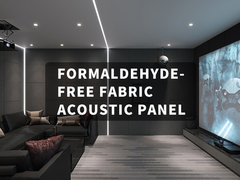 Ε1 βαθμός οικολογικά φιλικό ύφασμα ακουστικά πάνελ ηχομόνωση 25mm 50mm πάχος