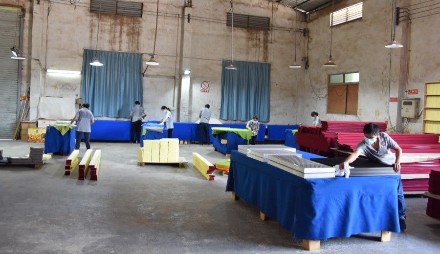 Guangzhou Wuyang Yiguan Acoustic Materials Co., Ltd. γραμμή παραγωγής κατασκευαστή