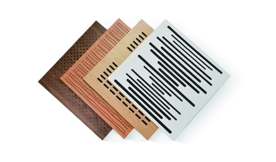 12mm 15mm Διακοσμητικά ακουστικά καλλιτεχνικά ηχητικά πάνελ για τα ταβάνια και τους τοίχους