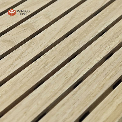 Control Echo Effectively Winego Grooved Slotted Panels for Quiet Clear Interiors